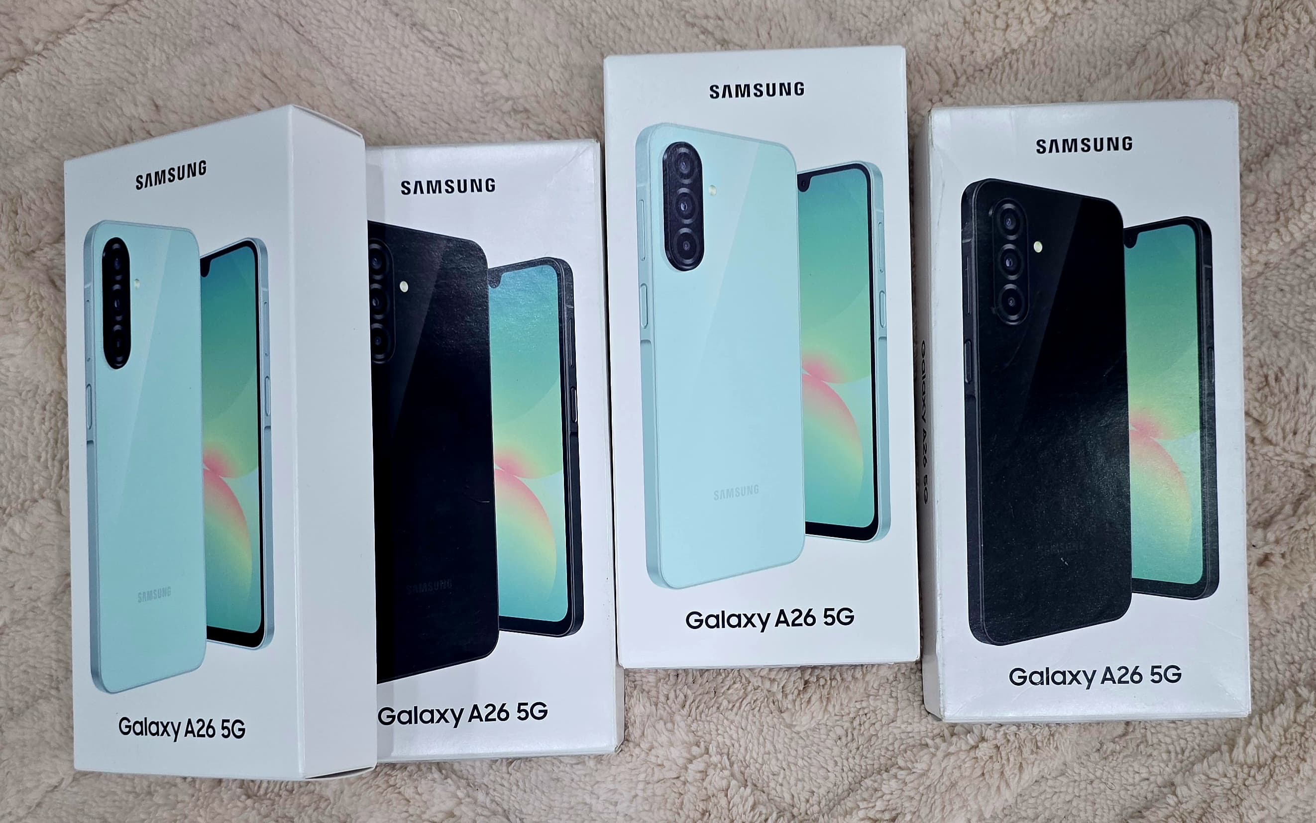 Samsung Galaxy A26 5G in-store product photo at The Source Arena JA.